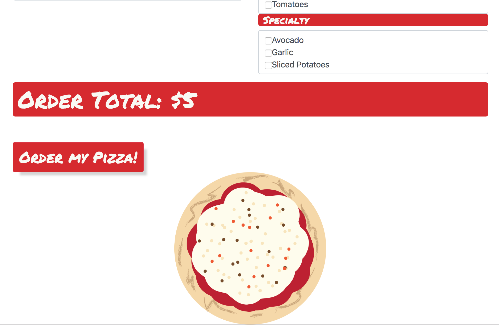 Pizza Order